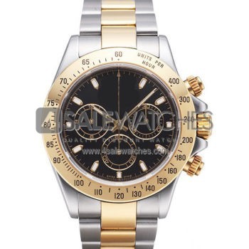 SWISS DAYTONA STYLE 2-TONE BLACK 40MM