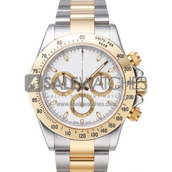 SWISS DAYTONA STYLE 2-TONE WHITE 40MM