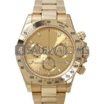 SWISS DAYTONA STYLE YELLOW GOLD GOLD 40MM