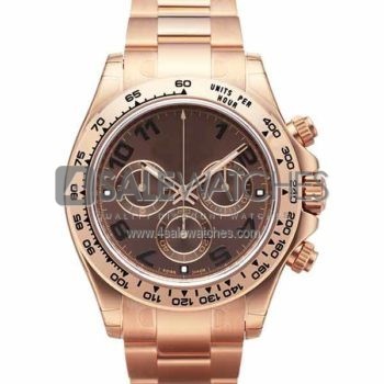 SWISS DAYTONA STYLE ROSE GOLD CHOCOLATE 40MM