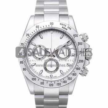SWISS DAYTONA STYLE STEEL WHITE 40MM