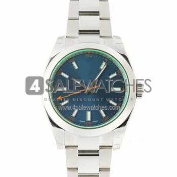 SWISS MILGAUSS STYLE STEEL BLUE 40MM