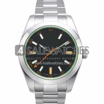 SWISS MILGAUSS STYLE STEEL GREEN 40MM