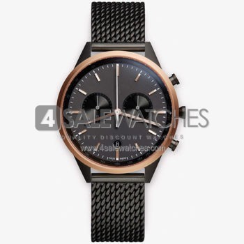 Black PVD Rose Gold Bezel Chrono