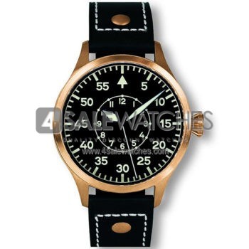 Rose Gold Black Leather GMT