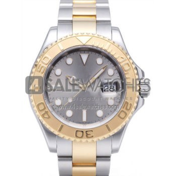 SWISS YACHT-MASTER STYLE 2TONE GREY 40MM