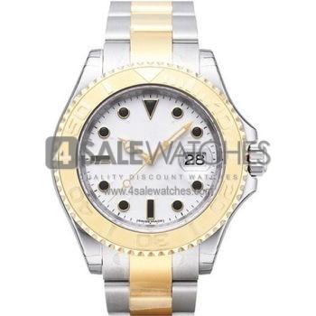 SWISS YACHT-MASTER STYLE 2TONE WHITE 40MM