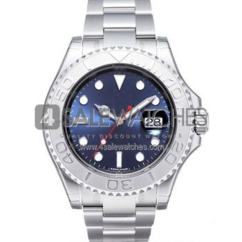 SWISS YACHT-MASTER STYLE STEEL BLUE 40MM